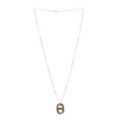 Hermes Swift O'Maillon Pendant Necklace Etoupe 4 of 8