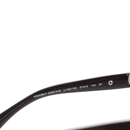 Chanel Crystal Pearl Cat Eye Sunglasses 5336-H-B Brown 4 of 6