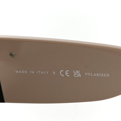 Chanel Acetate Oval Sunglasses 5524-A Black Beige 6 of 8