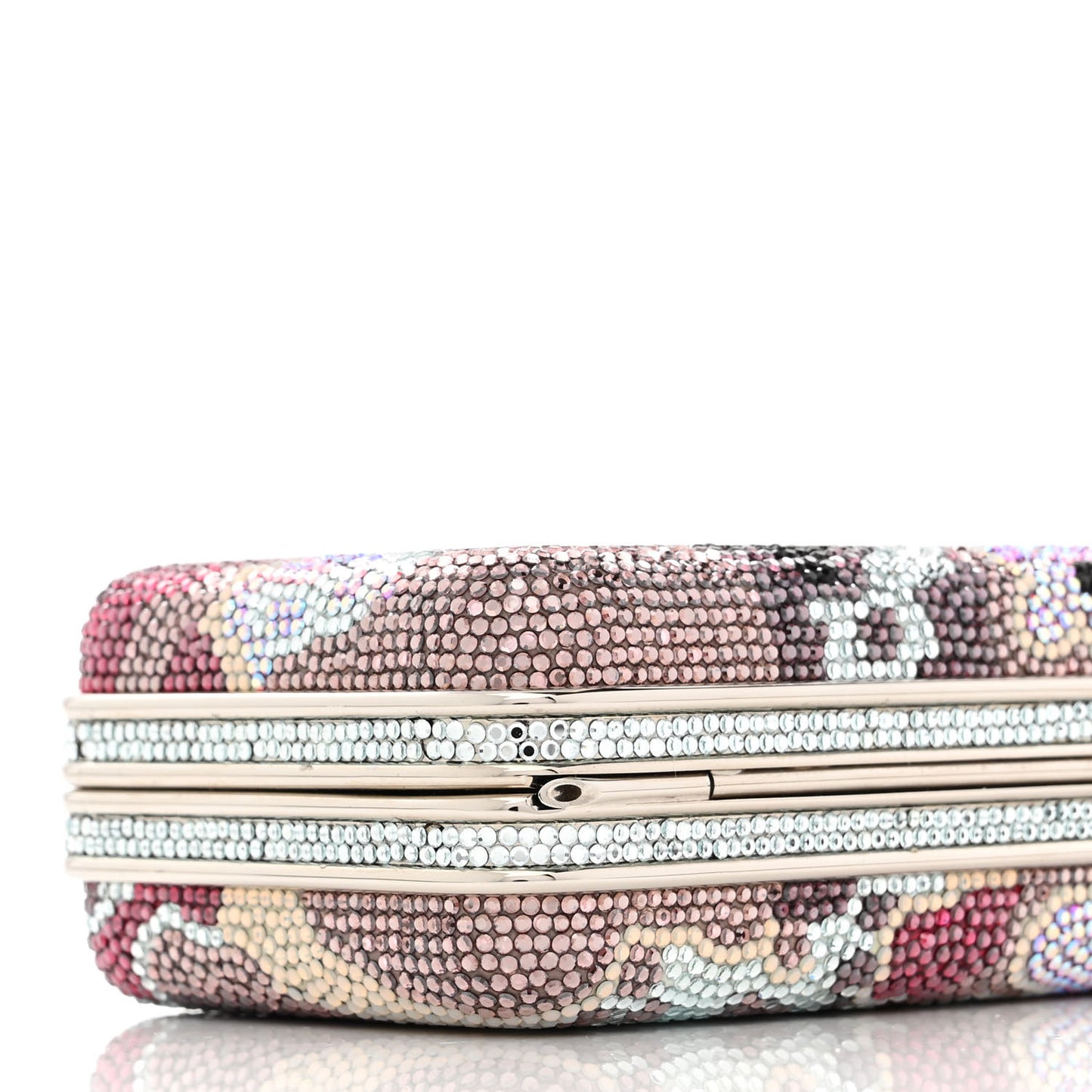 Swarovski Crystal Floral Clutch Multicolor