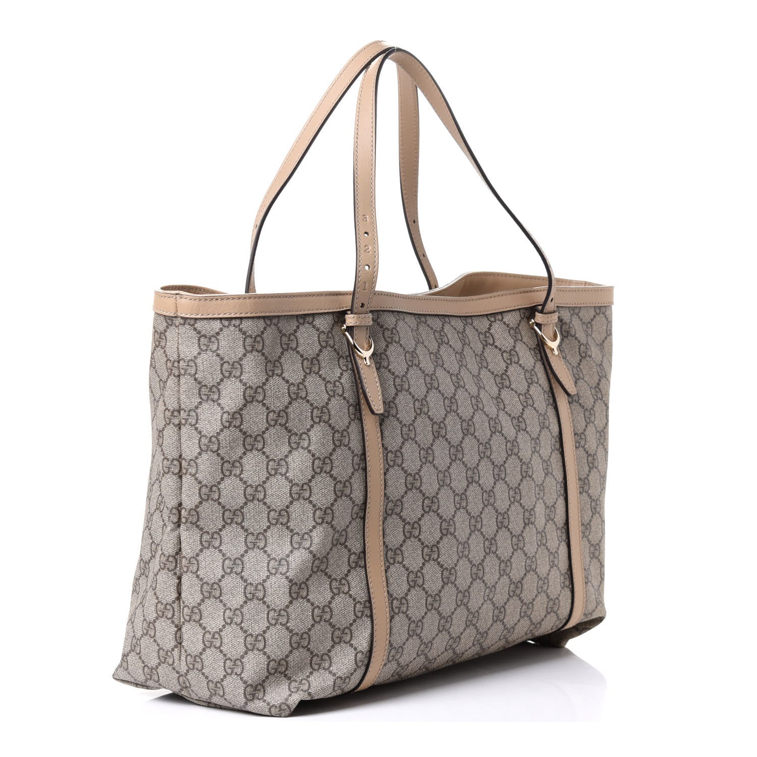Gucci GG Supreme Monogram Medium Nice Tote Beige 4 of 8