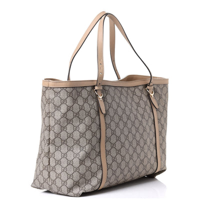 Gucci GG Supreme Monogram Medium Nice Tote Beige 4 of 8