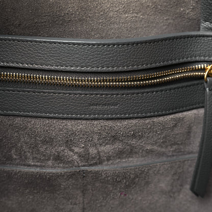 Celine Soft Grained Calfskin Medium Belt Cabas Phantom Medium Grey 6 of 8