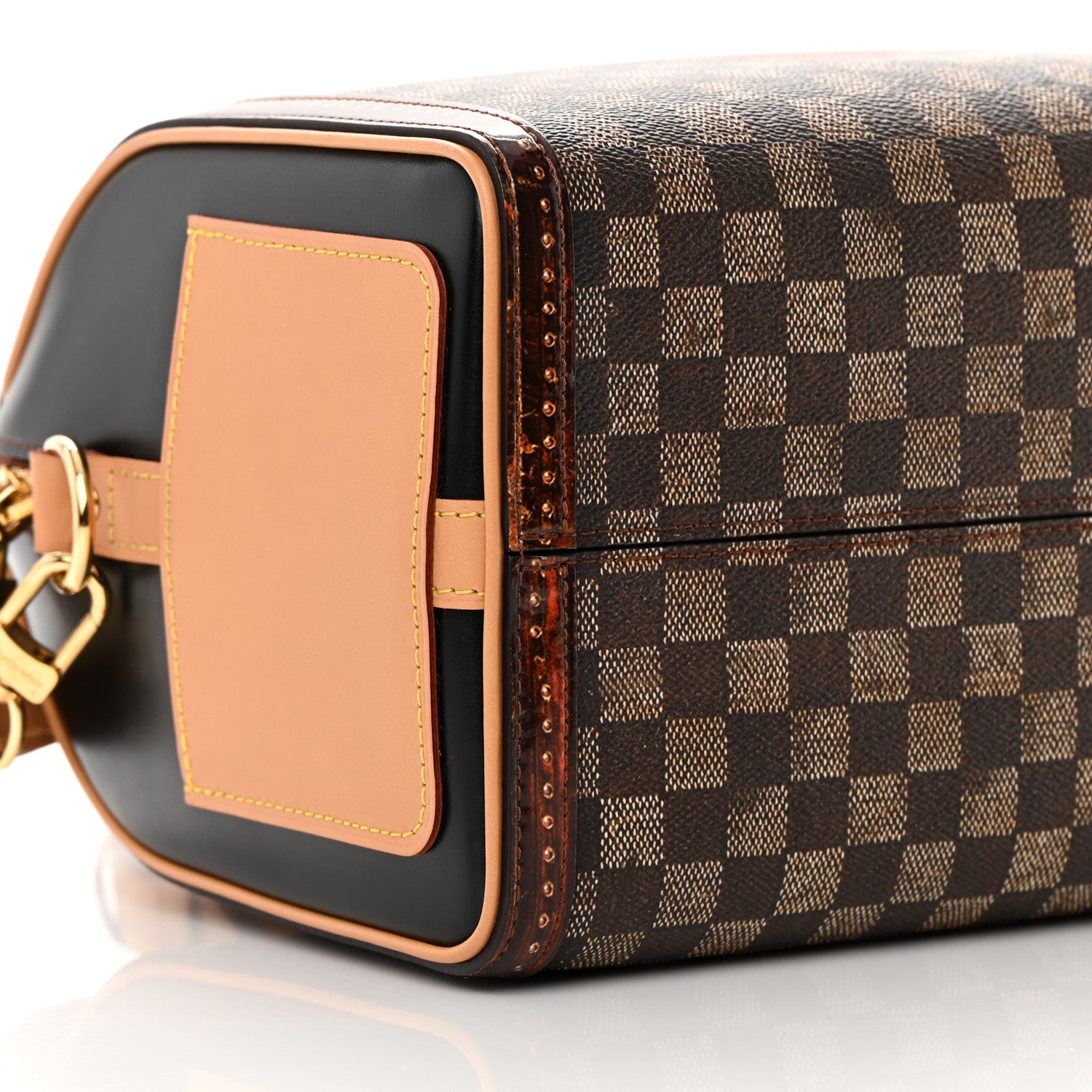 Louis Vuitton Transformed Damier Ebene Time Trunk Speedy Bandouliere 25 Black 9 of 12
