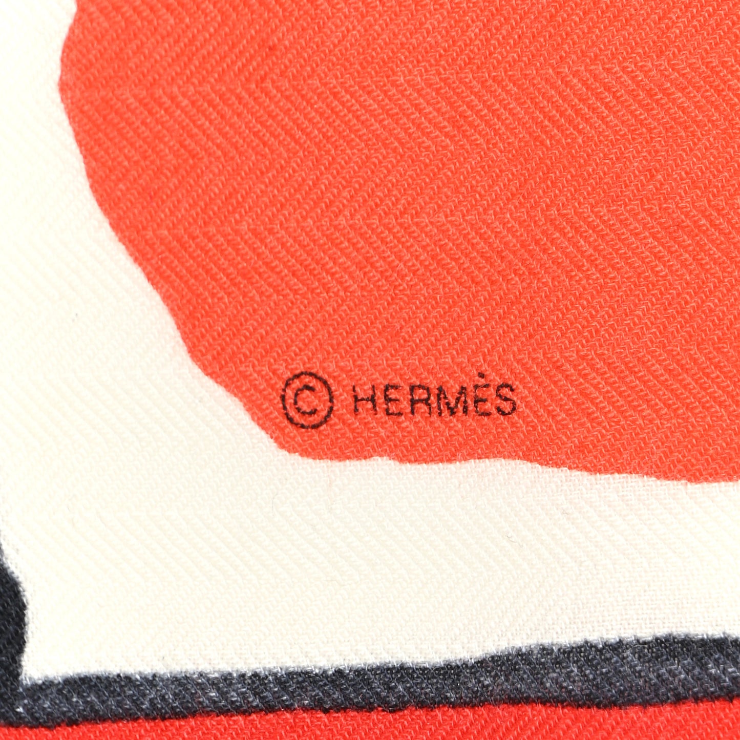 Cashmere Silk Libre Comme Pegase Shawl 140 Rouge Vermillion