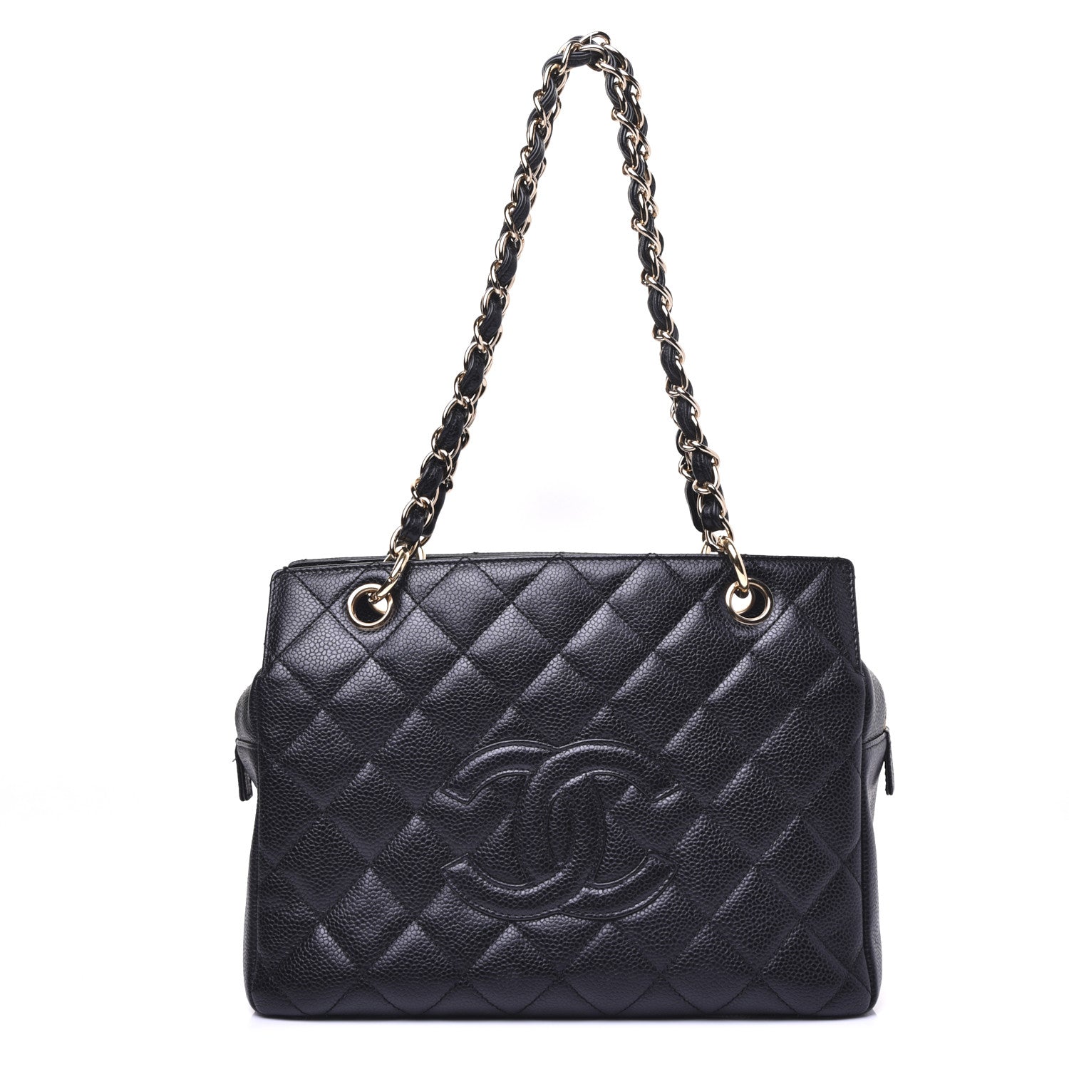 Chanel Caviar Quilted Petit Timeless Tote PTT Black 1 of 16