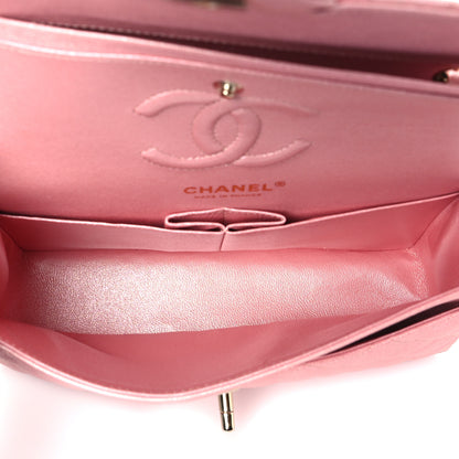 Chanel Iridescent Caviar Quilted Small Double Flap Pink 5 of 11