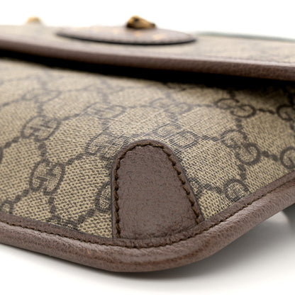 Gucci GG Supreme Monogram Neo Vintage Web Belt Bag Brown 10 of 11