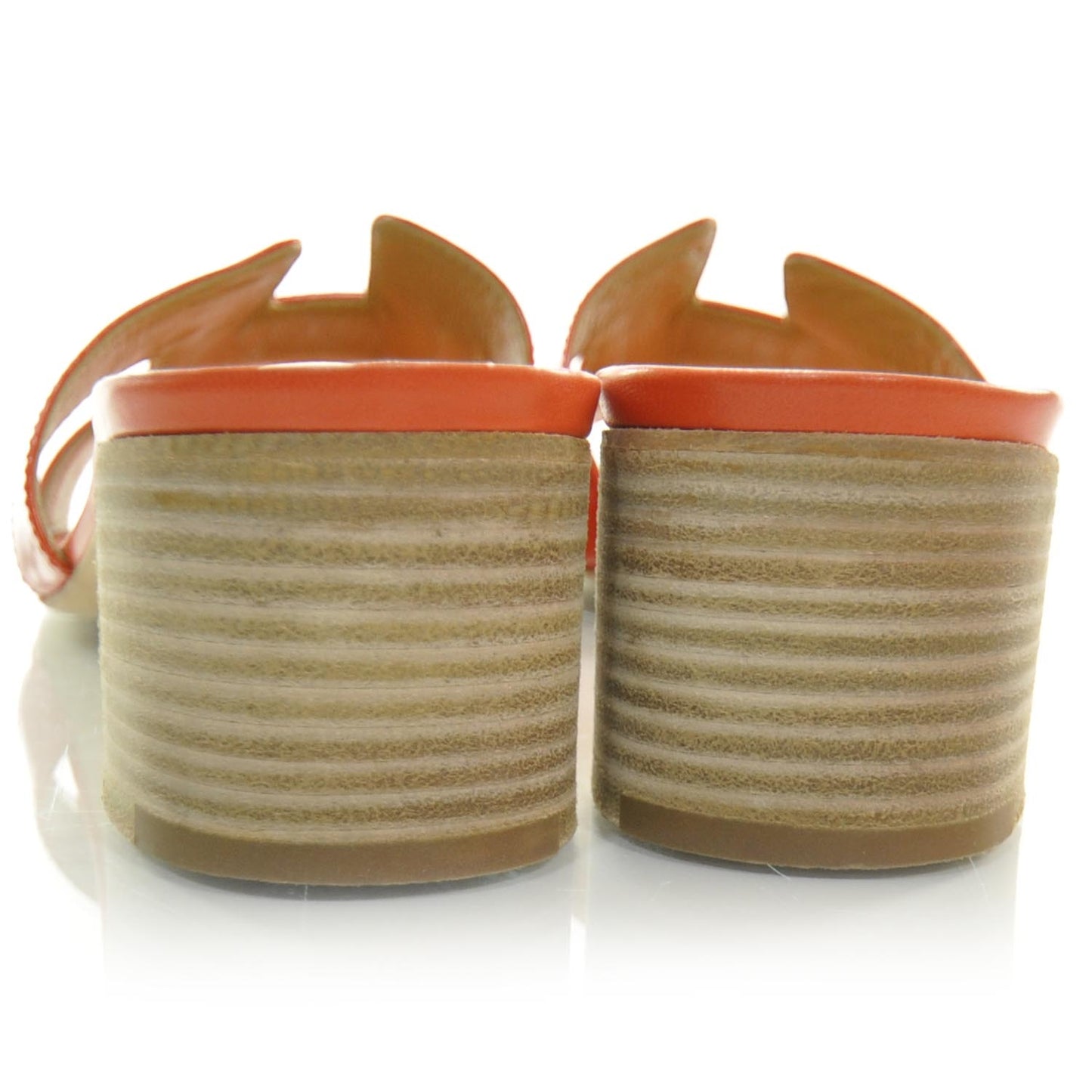 Patent Leather Oran Sandals 39 Orange