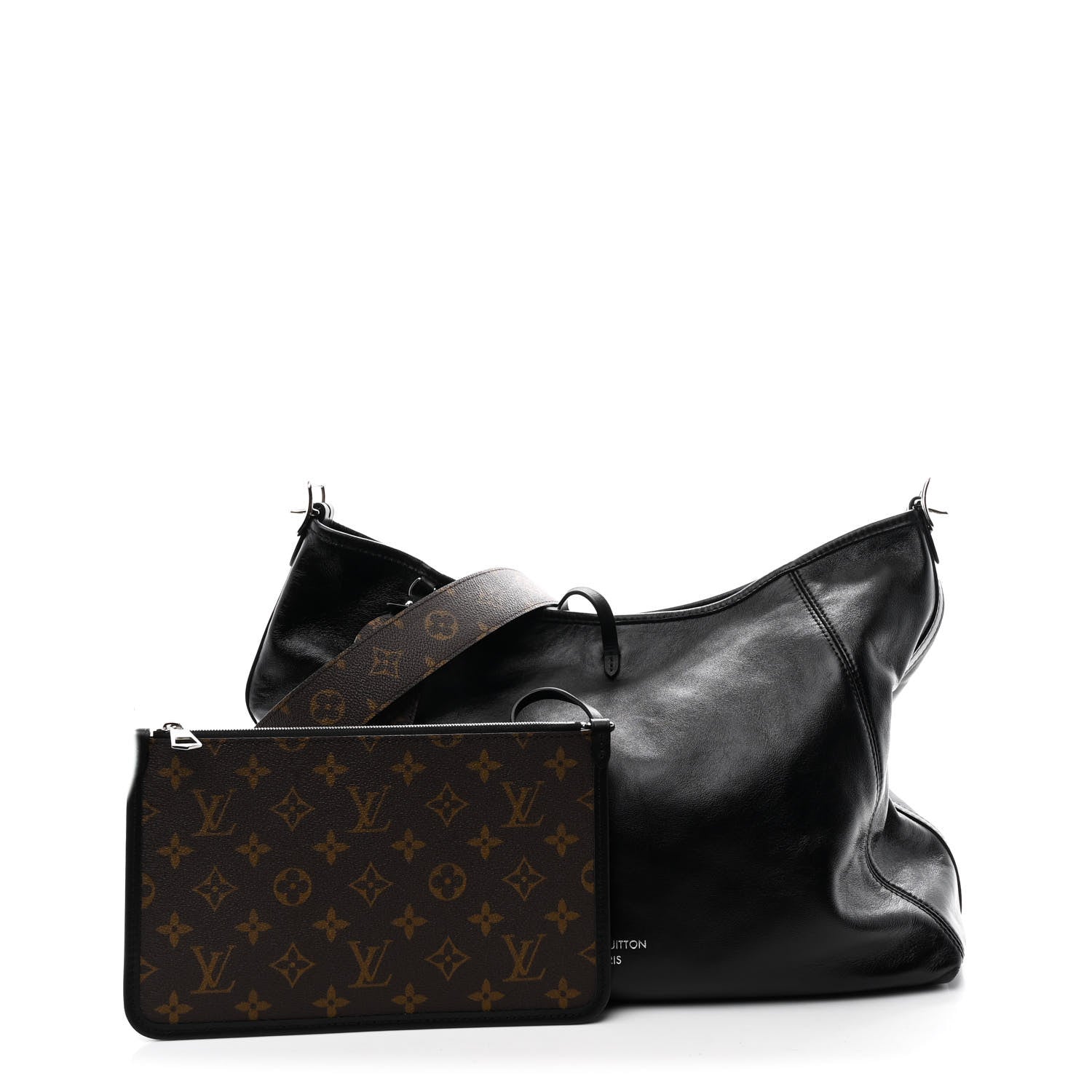Louis Vuitton Lambskin CarryAll Vibe MM Black 1848311 – FASHIONPHILE