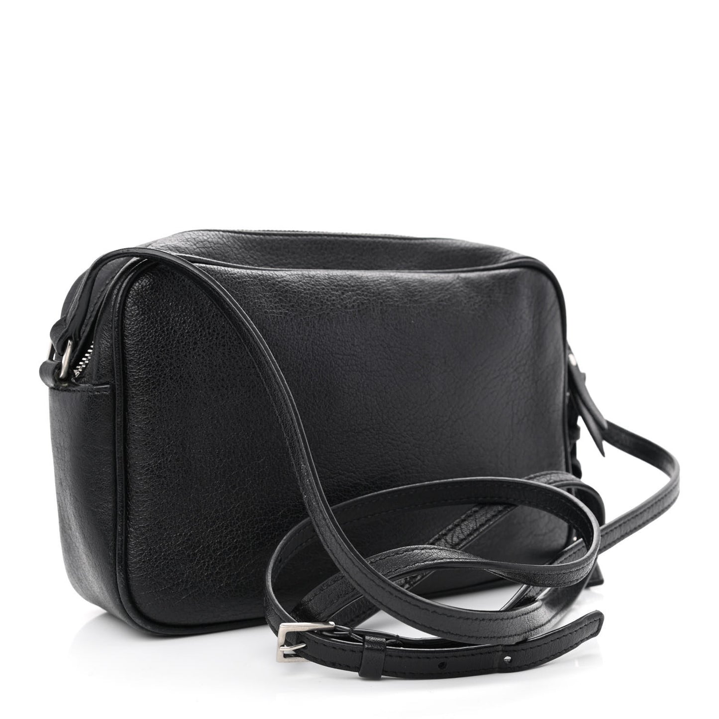 Lambskin Monogram Embossed Small Lou Camera Bag Black