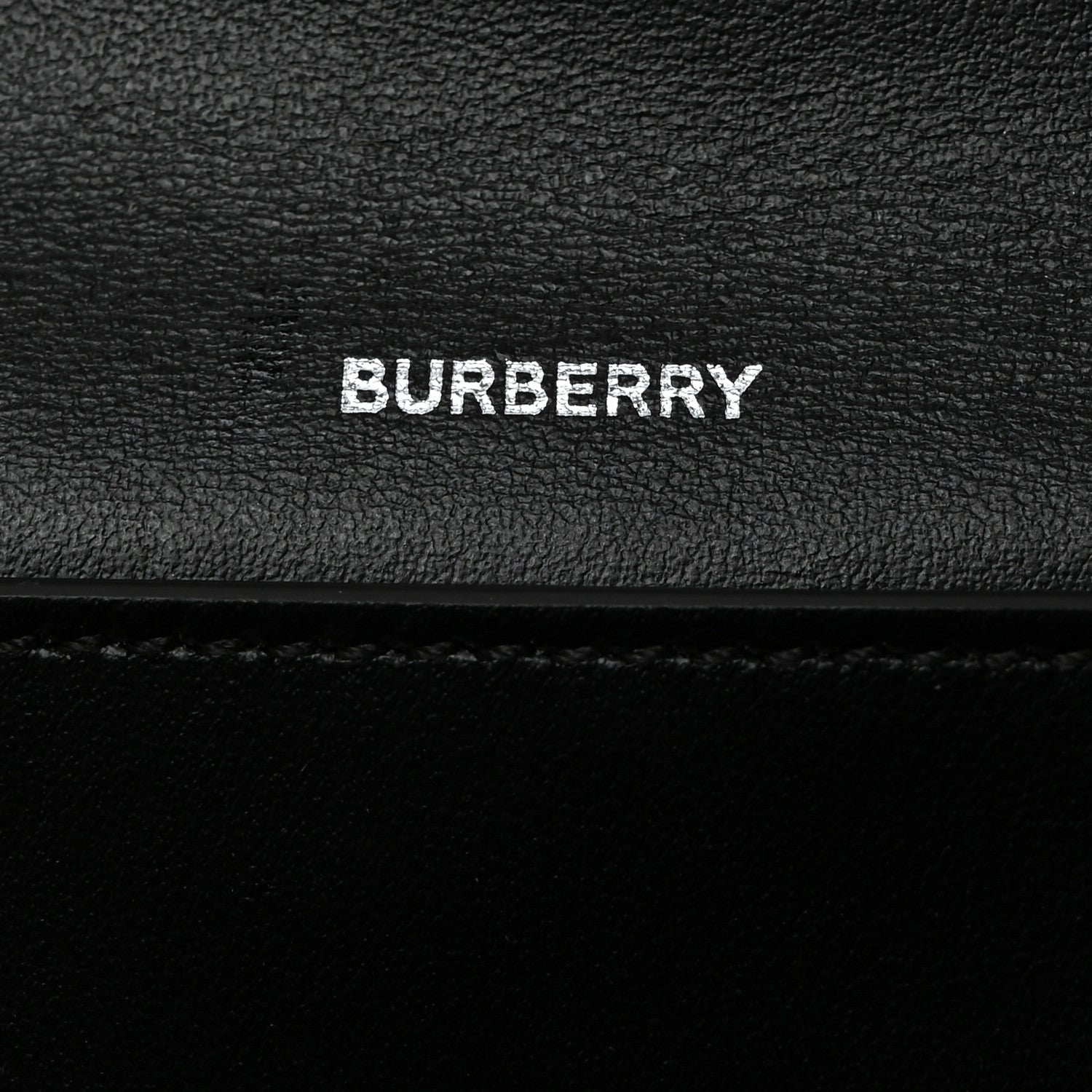 Burberry Coated Canvas Horseferry Print Mini Jody Chain Card Case Black 6 of 7