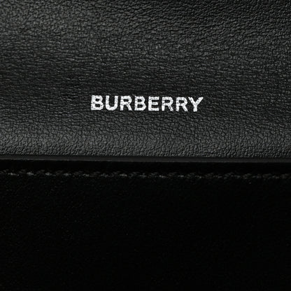 Burberry Coated Canvas Horseferry Print Mini Jody Chain Card Case Black 6 of 7