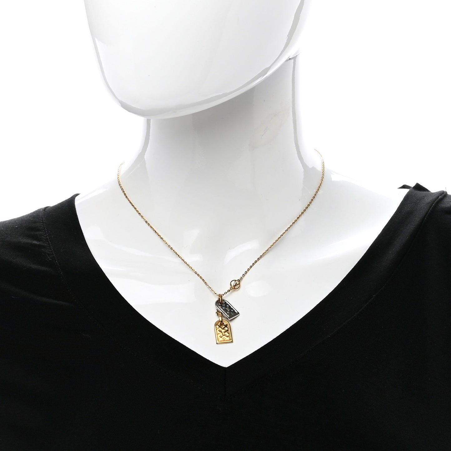 Nanogram Name Tag Necklace Gold