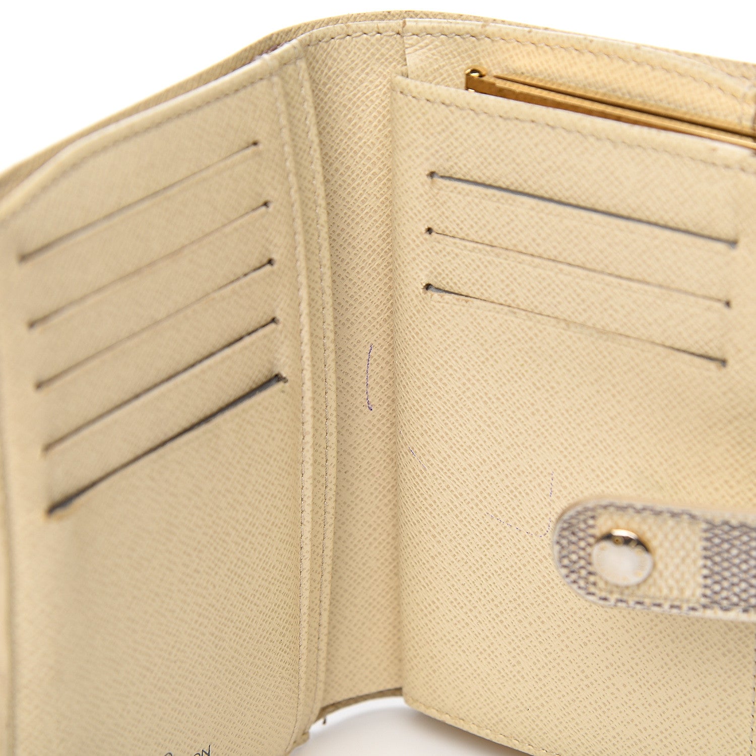 Louis Vuitton Damier Azur French Purse Wallet 6 of 10