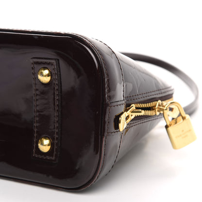 Louis Vuitton Vernis Alma BB Amarante 9 of 12