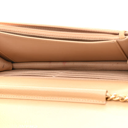 Chanel Caviar Quilted Wallet On Chain WOC Beige 5 of 10