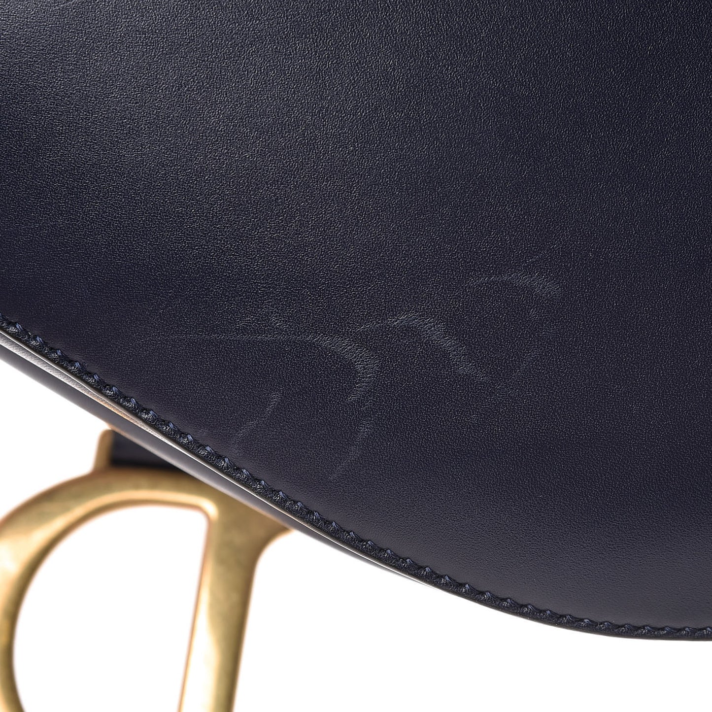 Calfskin Saddle Bag Indigo Blue