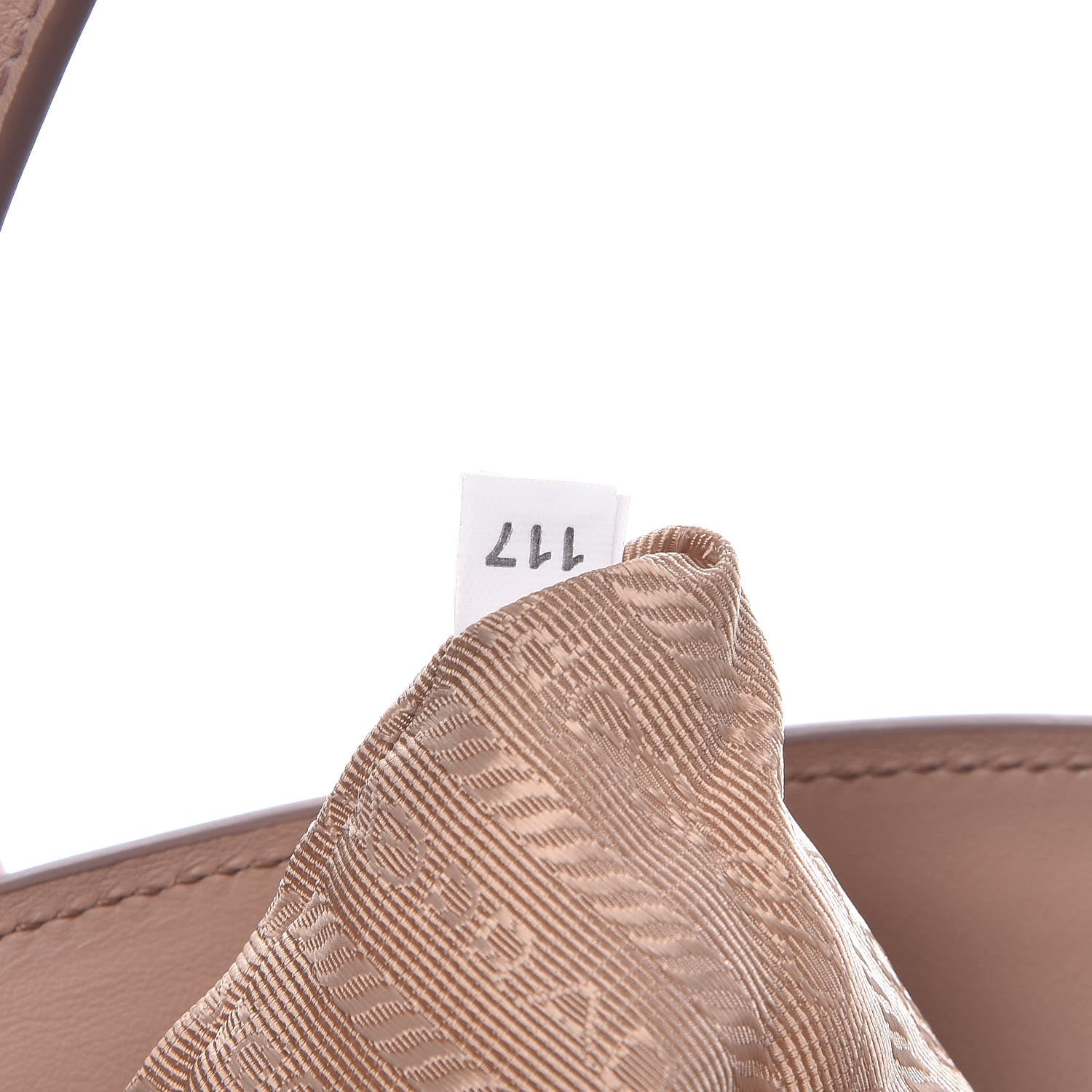 Prada Saffiano City Calf Small Esplanade Tote Cipria 8 of 8