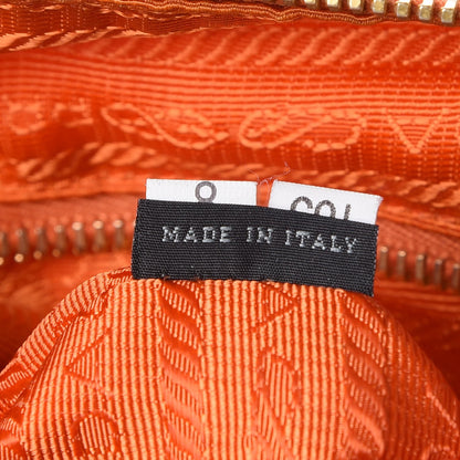 Prada Nylon Vela Flat Messenger Bag Papaya 9 of 13