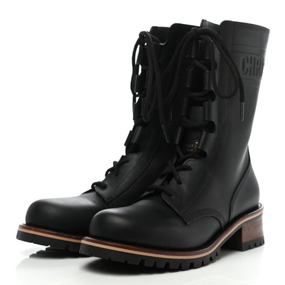 Christian Dior Calfskin Dior Quest 35mm Hiking Boots 38 Black 3 of 8