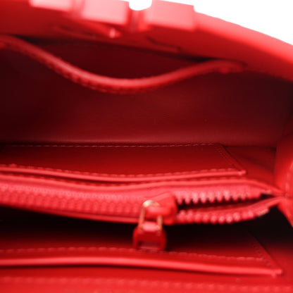 Louis Vuitton Taurillon Mini Capucines Monochrome Red 5 of 9