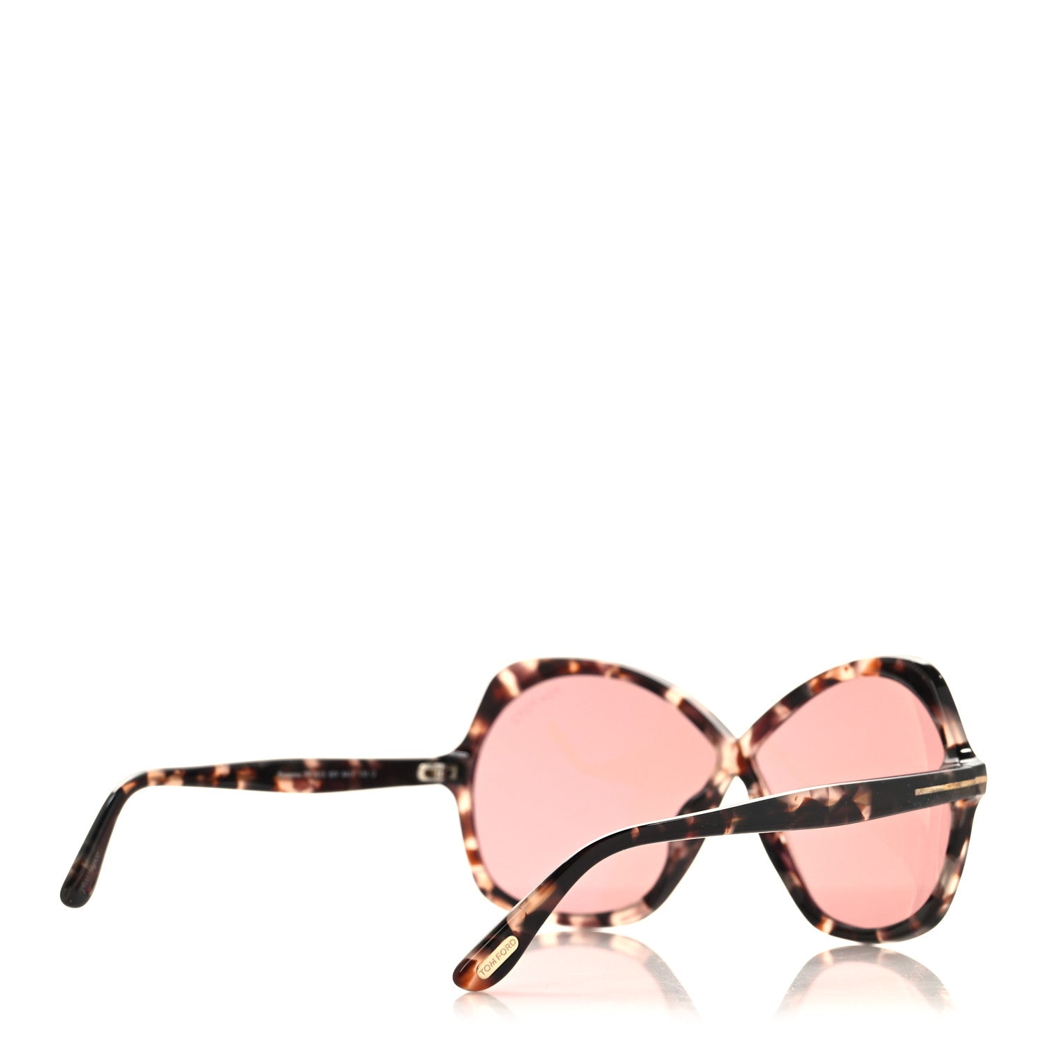 Tom Ford Acetate Rosemin Sunglasses TF1013 Havana Pink 4 of 6