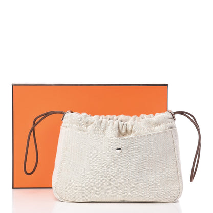 Hermes Canvas Barenia Fourbi 20 PM Pouch Naturel Fauve 12 of 12