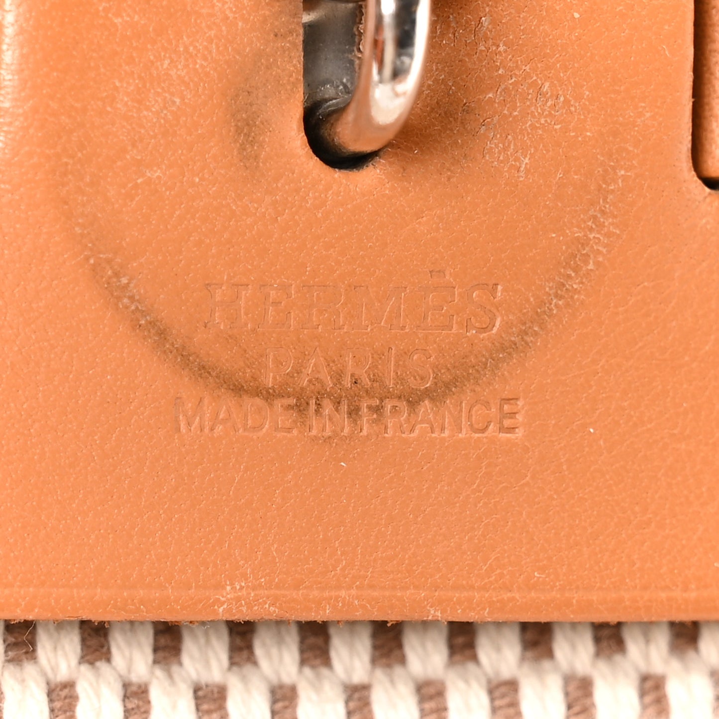 Toile Vache Calfskin Herbag 30 PM Backpack Natural