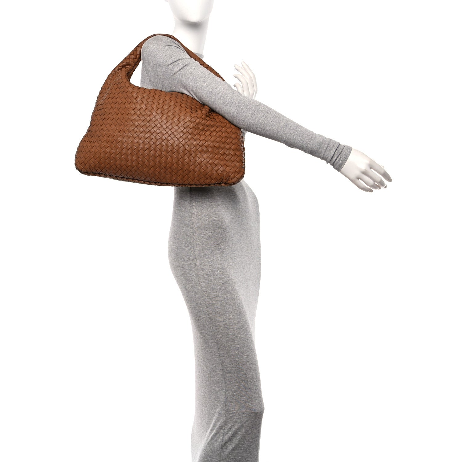 Bottega Veneta Nappa Intrecciato Large Veneta Hobo Noce 2 of 13