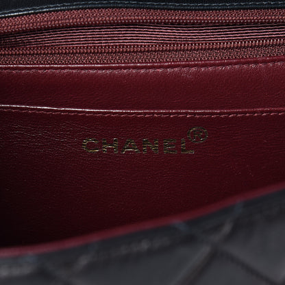 Chanel Lambskin Quilted Jumbo Single Flap Black 6 of 17