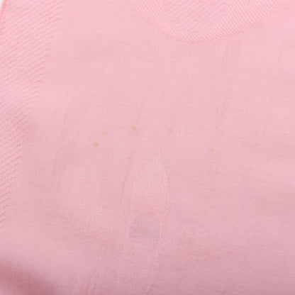 Louis Vuitton Cashmere Silk Monogram Shawl Pink 3 of 4