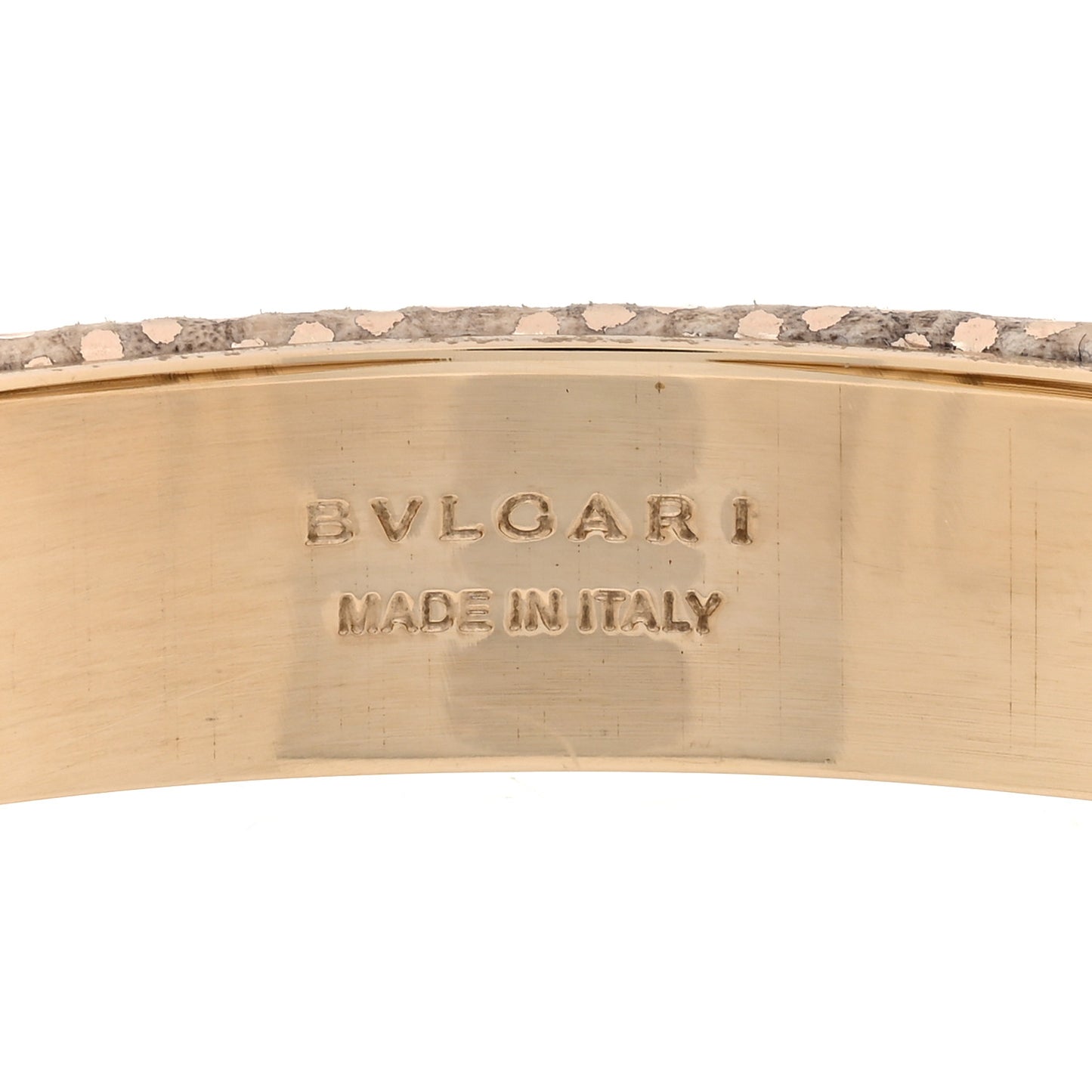 Metallic Karung Serpenti Forever Bracelet