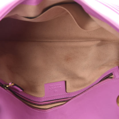 Gucci Calfskin Matelasse Medium GG Marmont Shoulder Bag Candy Mousse 5 of 13
