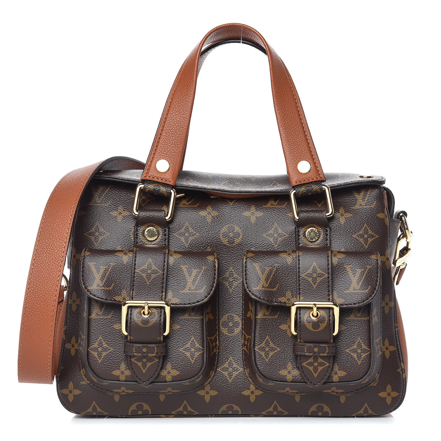 Louis Vuitton Monogram Manhattan NM Caramel 1 of 10