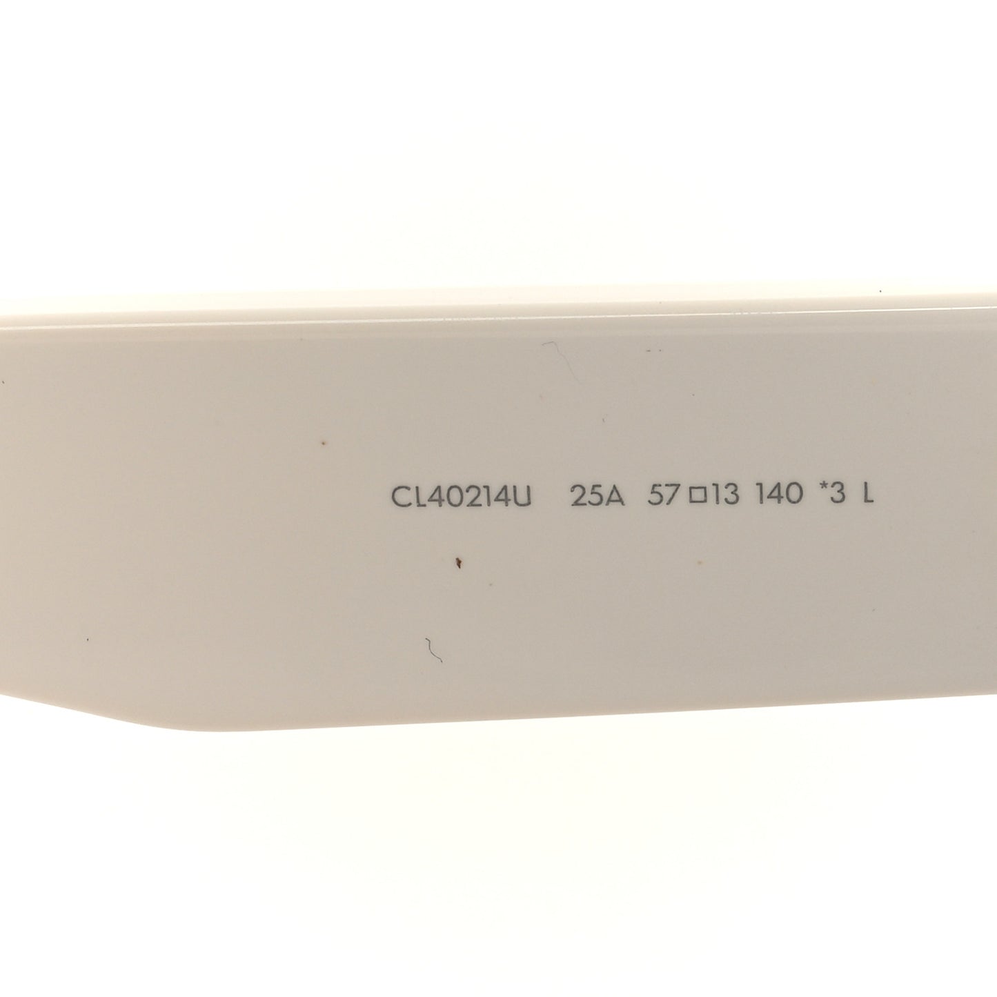 Acetate Monochroms Square Sunglasses CL40214U White