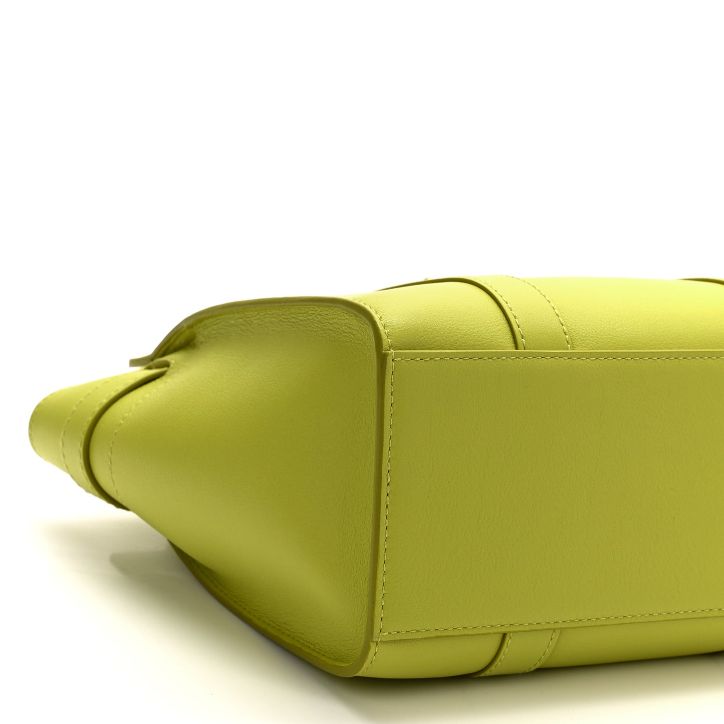 Small Classic Silky Calfskin Mini Zipped Bayswater Meadow Green