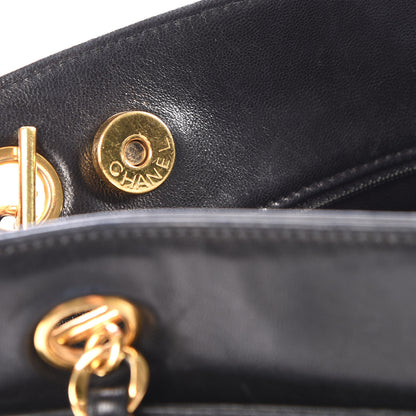 Chanel Lambskin CC Shoulder Bag Black 12 of 13