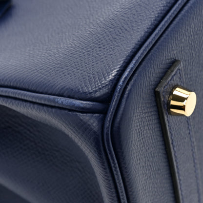 Hermes Epsom Birkin 30 Bleu Saphir 13 of 17