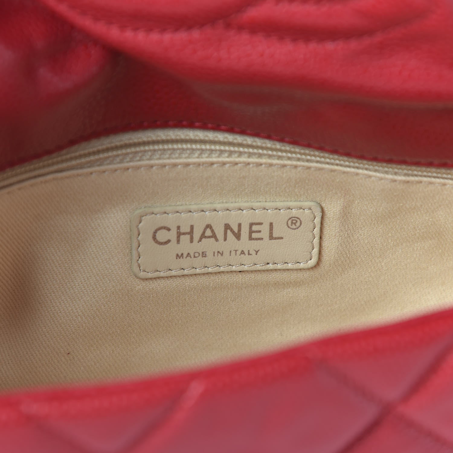 Chanel Glazed Caviar Quilted Small Nature Flap Bag Red 8 of 11