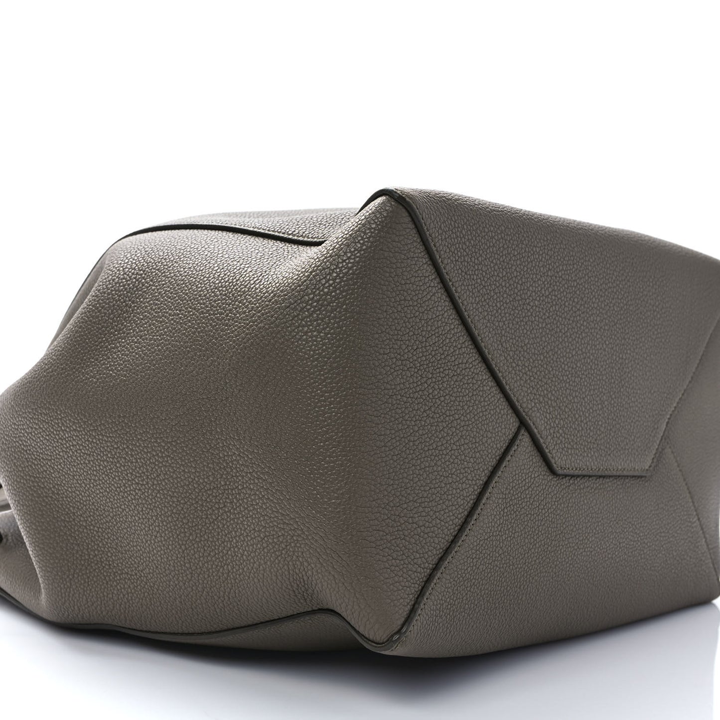 Soft Grained Calfskin Small Belt Cabas Phantom Taupe