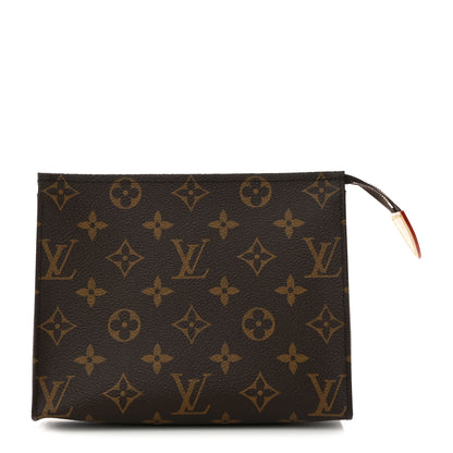 Louis Vuitton Monogram Toiletry Pouch 19  Red 1 of 6