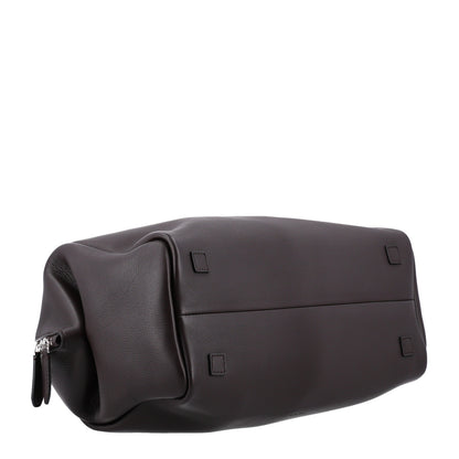 The Row Grained Calfskin Faye Bowling Bag Dark Brown 4 of 9