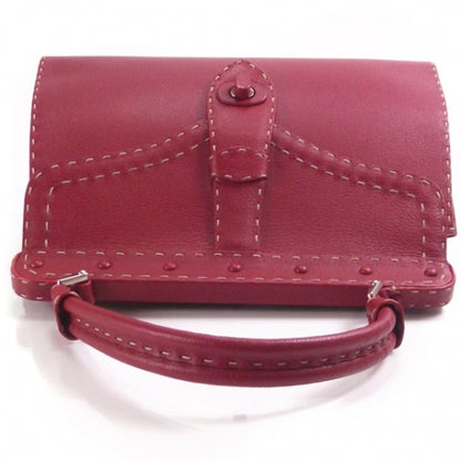 Valentino Garavani Leather Oversized Contrast Sticthed Flap Bag 5 of 8
