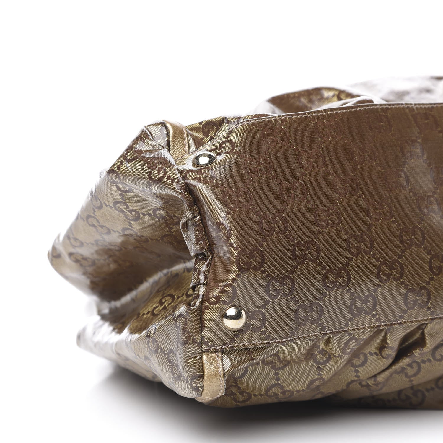 Gucci Crystal Monogram Large D Gold Hobo Gold 8 of 10