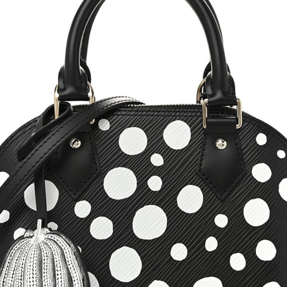Louis Vuitton X YK Epi Alma BB Black White 7 of 11