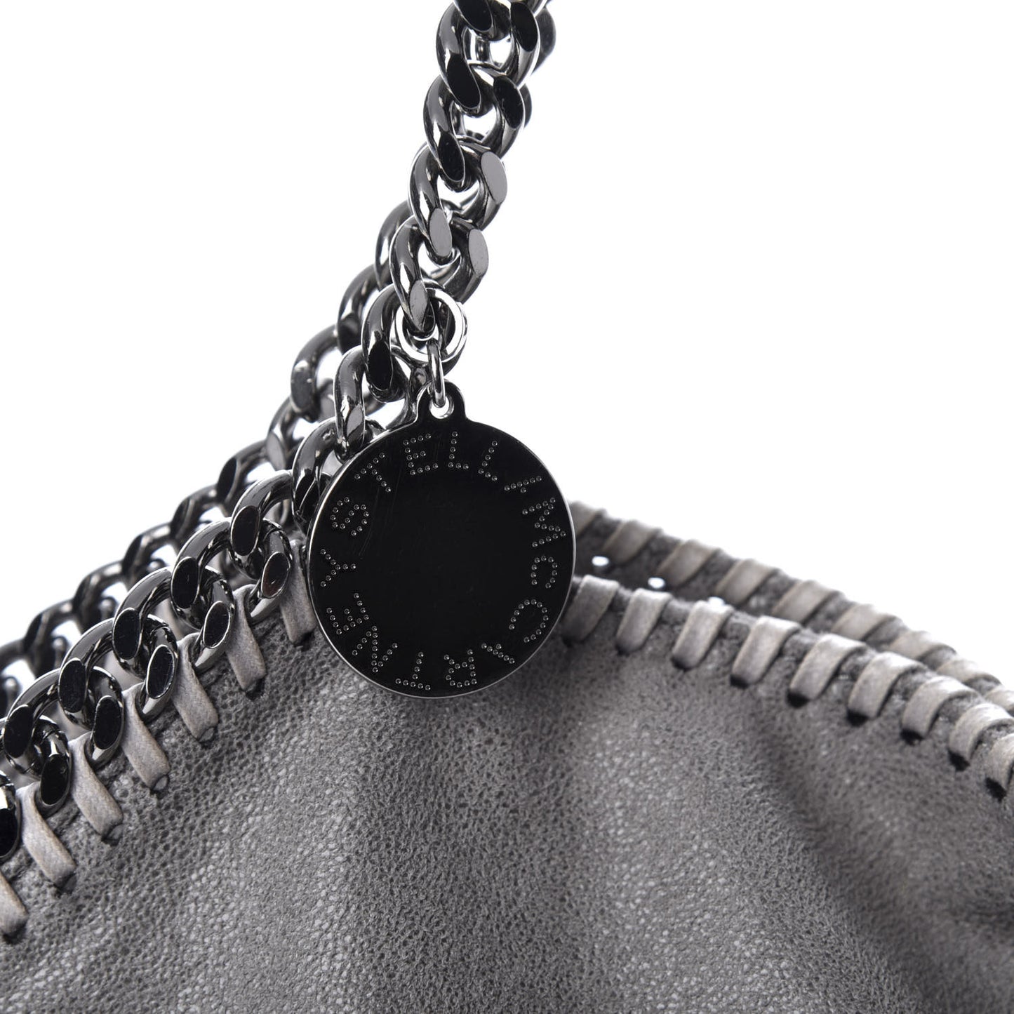 Shaggy Deer Small Falabella Tote Grey