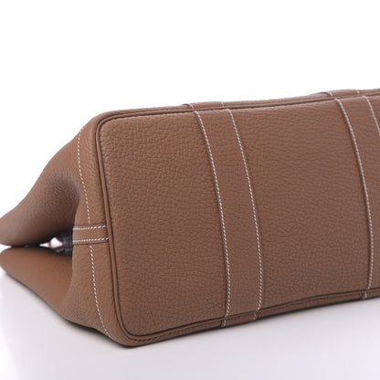 Hermes Vache Country Garden Pouch 36 MM Gold 9 of 11
