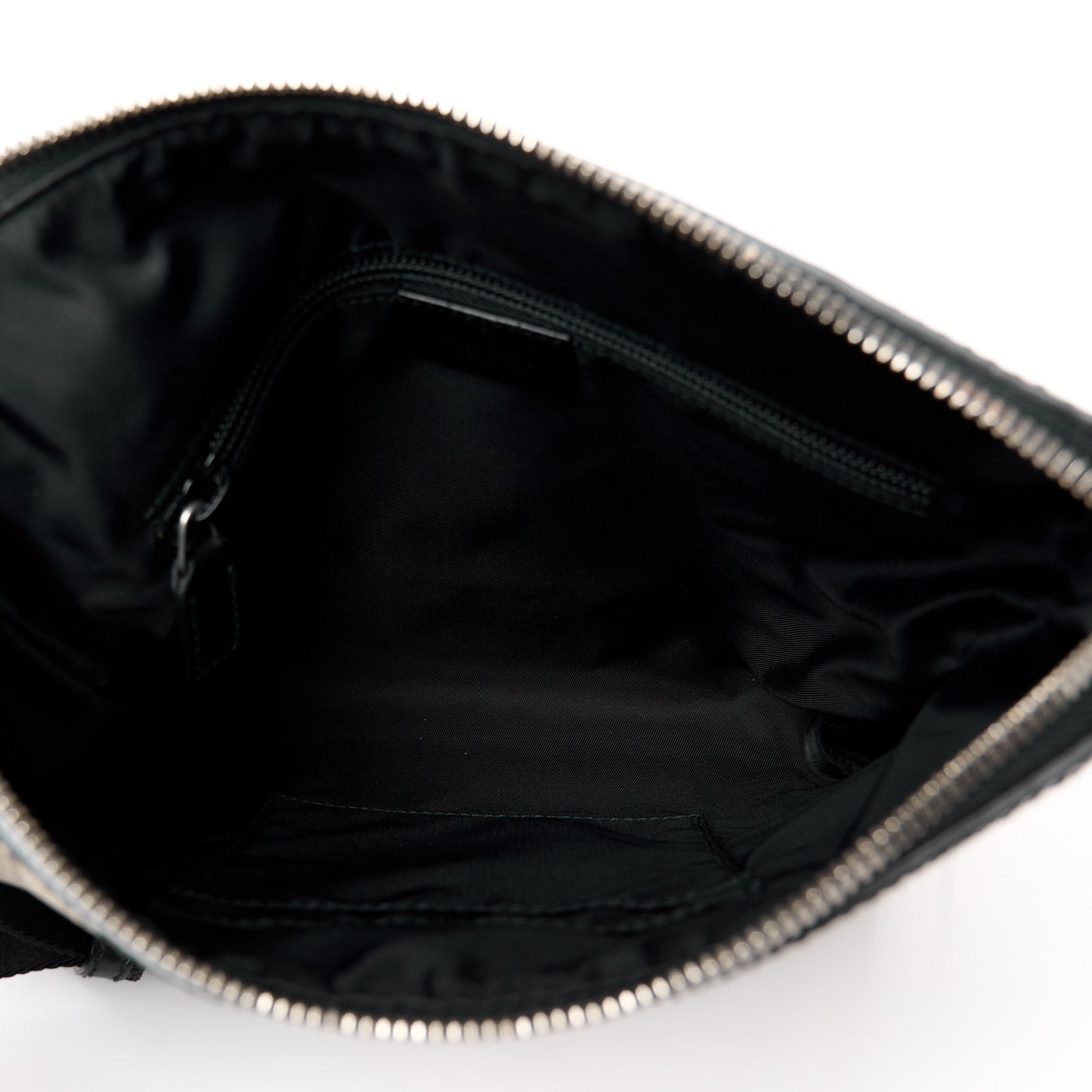 GG Supreme Monogram Web Messenger Bag Black