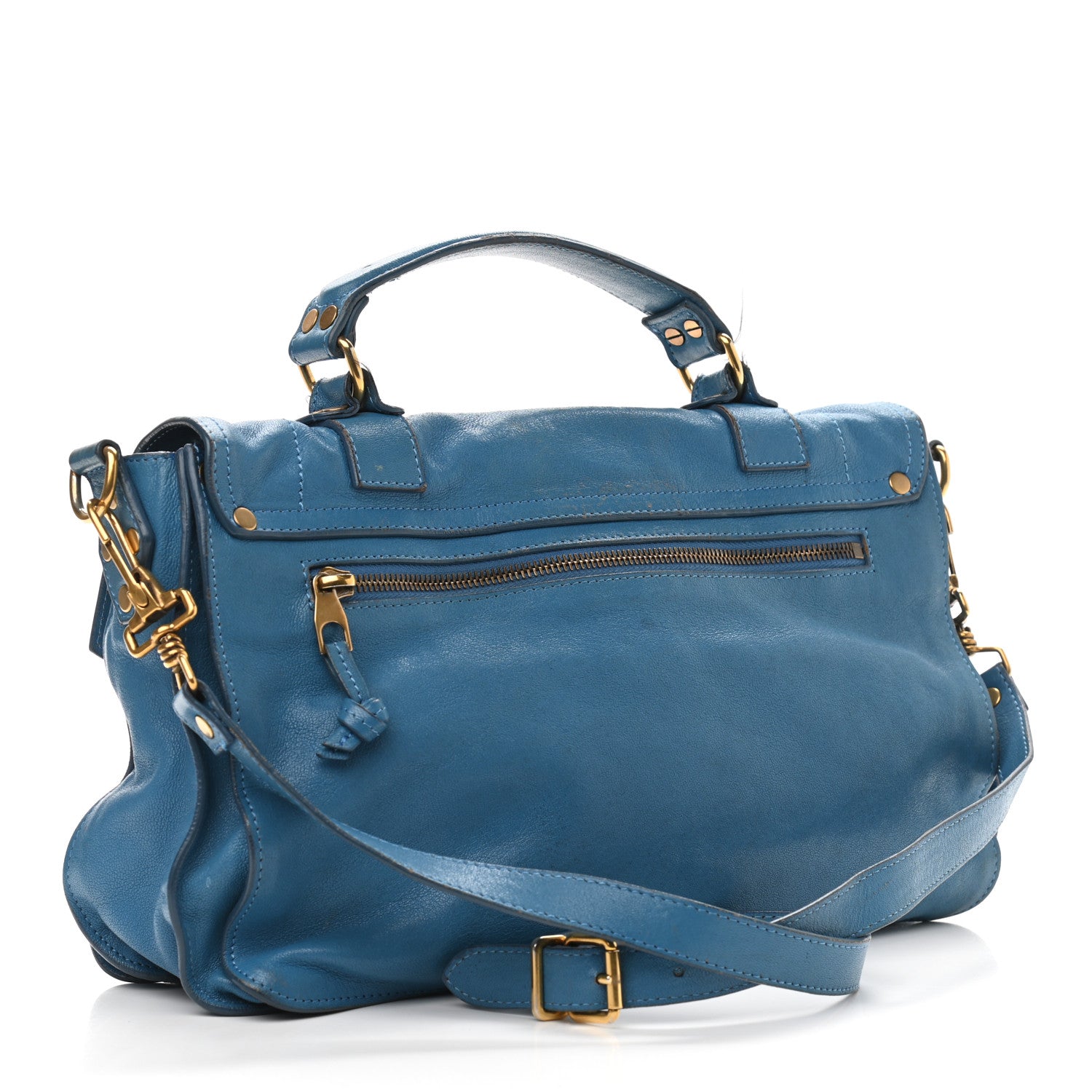 Proenza Schouler Lambskin Medium PS1 Satchel Sky Blue 2 of 17
